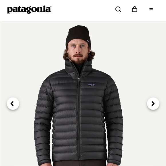 Patagonia Men's Black Puffer Jacket - Picture 2 of 8